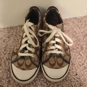 🔥SOLD🎉Coach Classic Canvas Barrett Sneakers